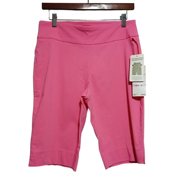 Ruby Rd. Pants - Ruby Rd Womens Hot Pink Slimming Contour Waistband Shorts Size 6‎ 47107 RP